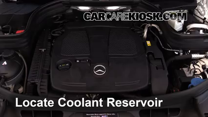 2014 Mercedes-Benz GLK350 4Matic 3.5L V6 Antigel (Liquide de Refroidissement) Vérifiez le niveau d'antigel